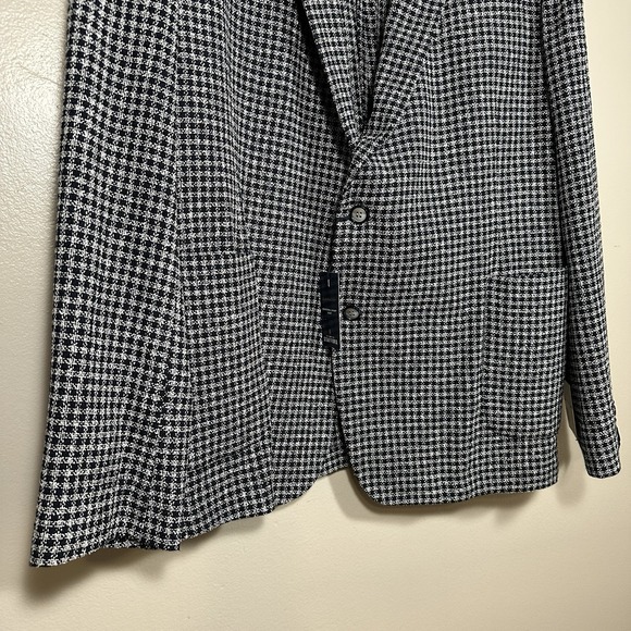 Stafford Men's 46R Houndstooth Seasonal Sport Coat Jacket Classic Fit NWT - Picture 8 of 15